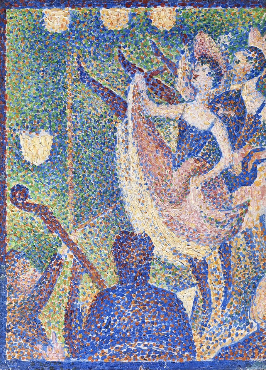 Studie pro The Chahut, kolem roku 1889 (panel) od Georges Seurat