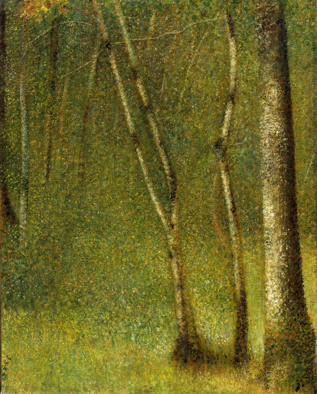 Les v Pontaubertu, 1881 od Georges Seurat
