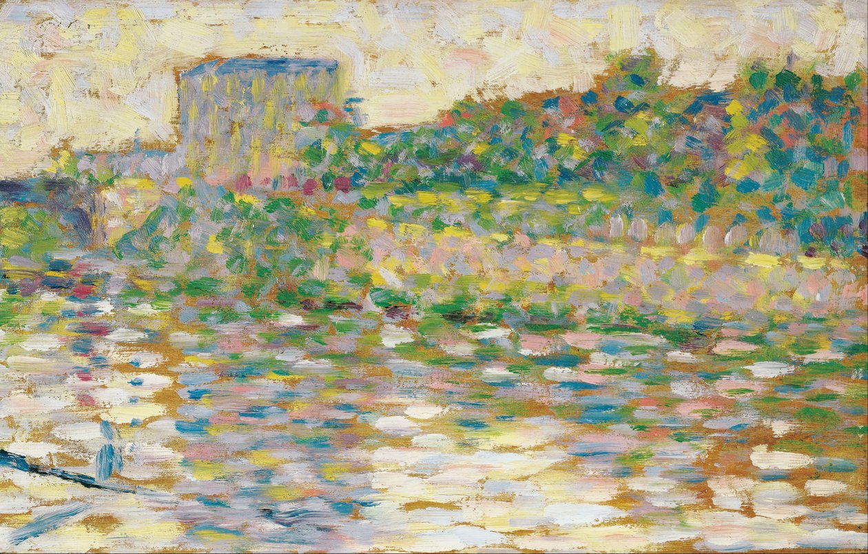 Seina v Courbevoie od Georges Seurat