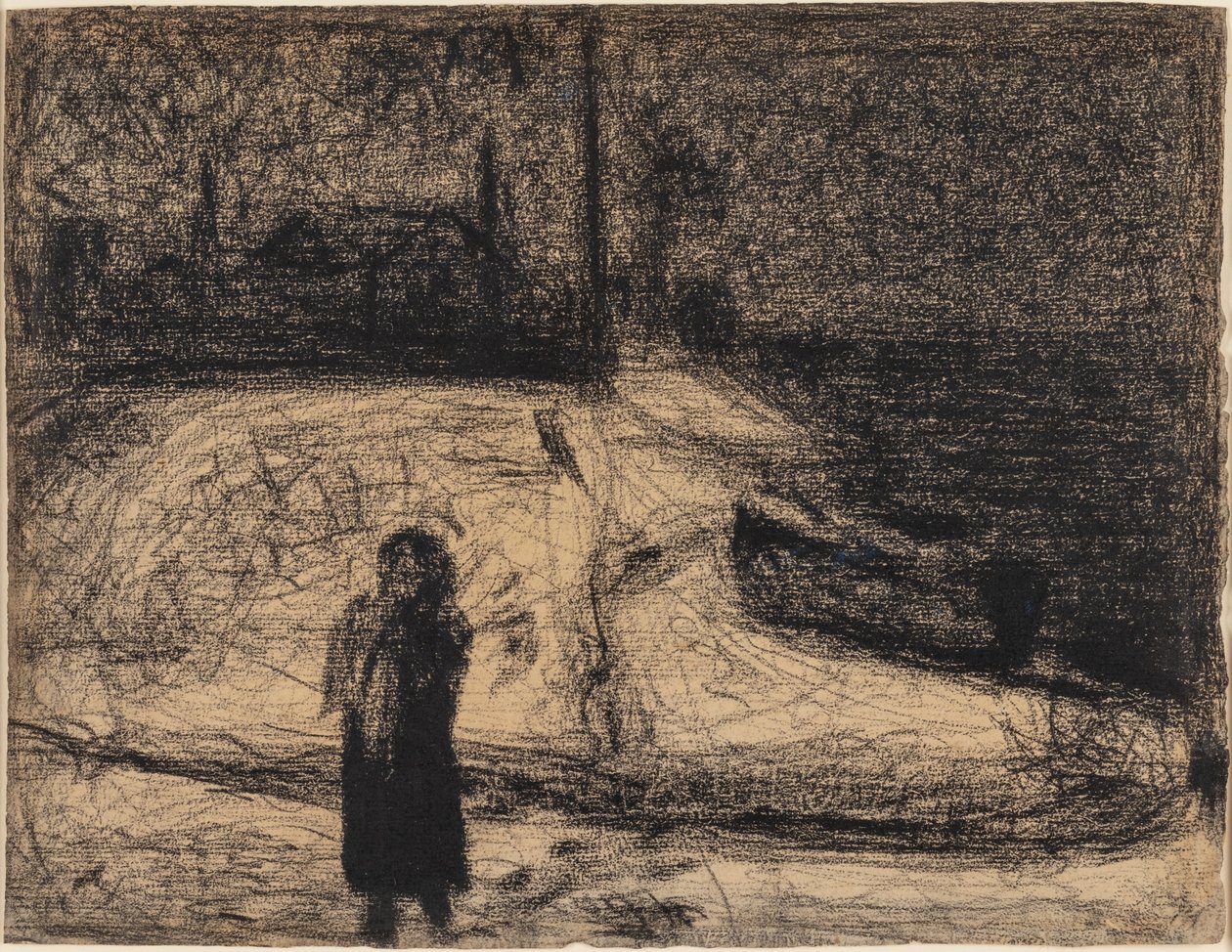 Zóna (mimo městské hradby) od Georges Seurat