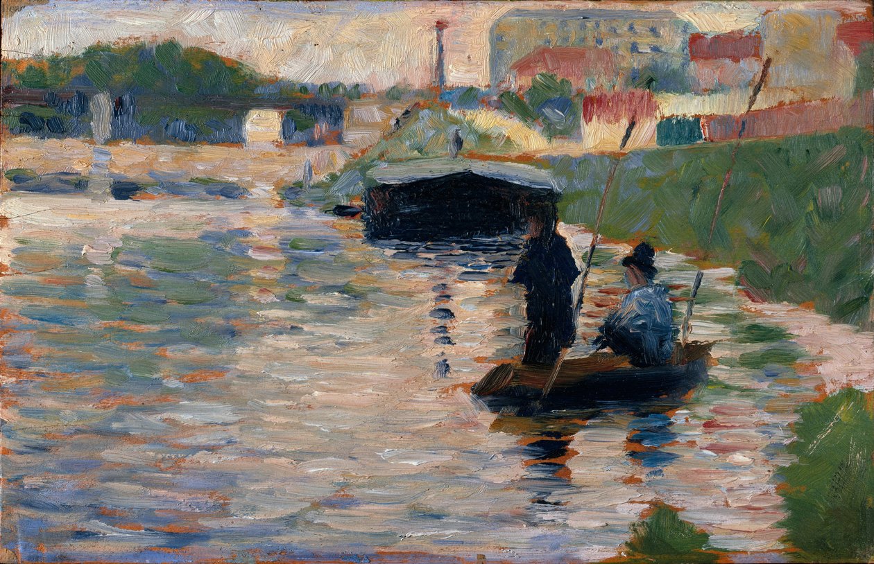 Pohled na Seinu, 1882-83 od Georges Seurat