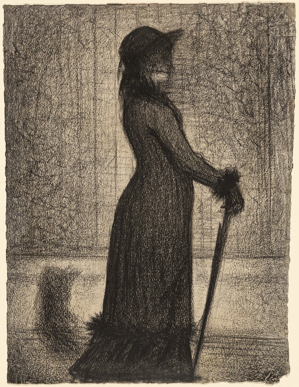 Žena na procházce od Georges Seurat