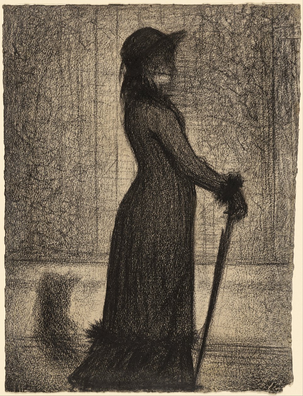 Žena na procházce od Georges Seurat