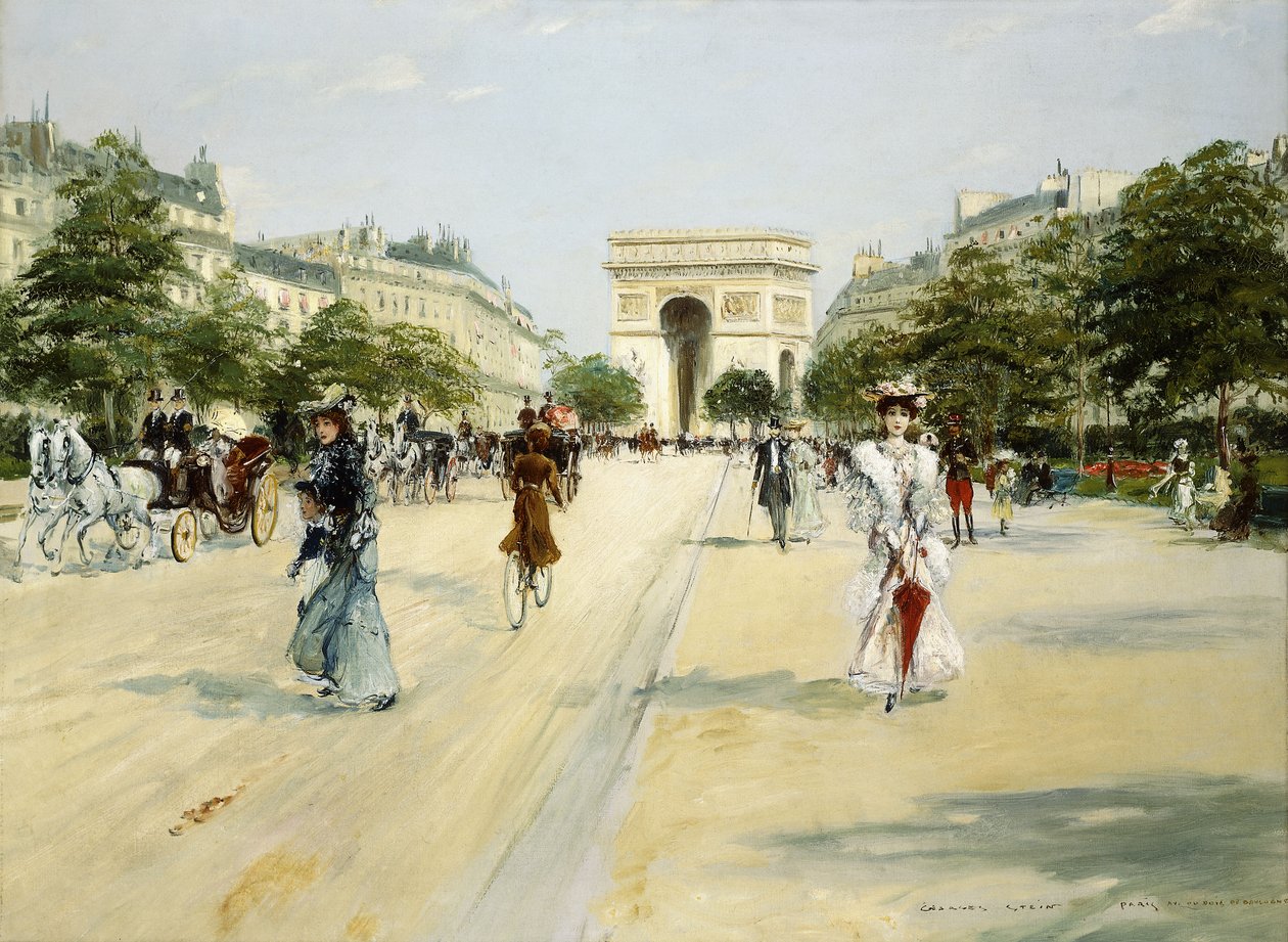 Avenue of the Bois de Boulogne; Avenue of the Bois de Boulogne, od Georges Stein