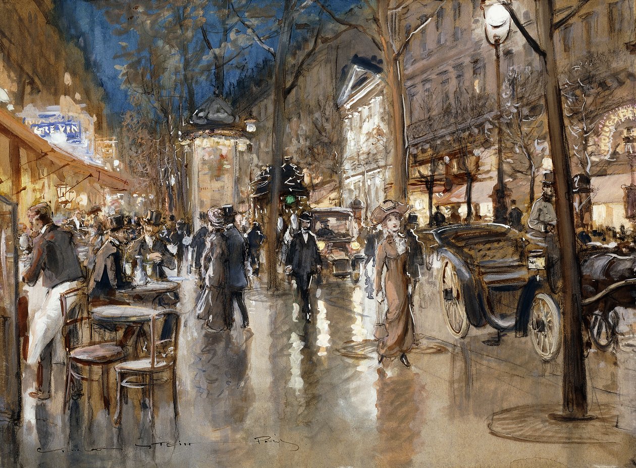 Večer na pařížském bulváru, od Georges Stein