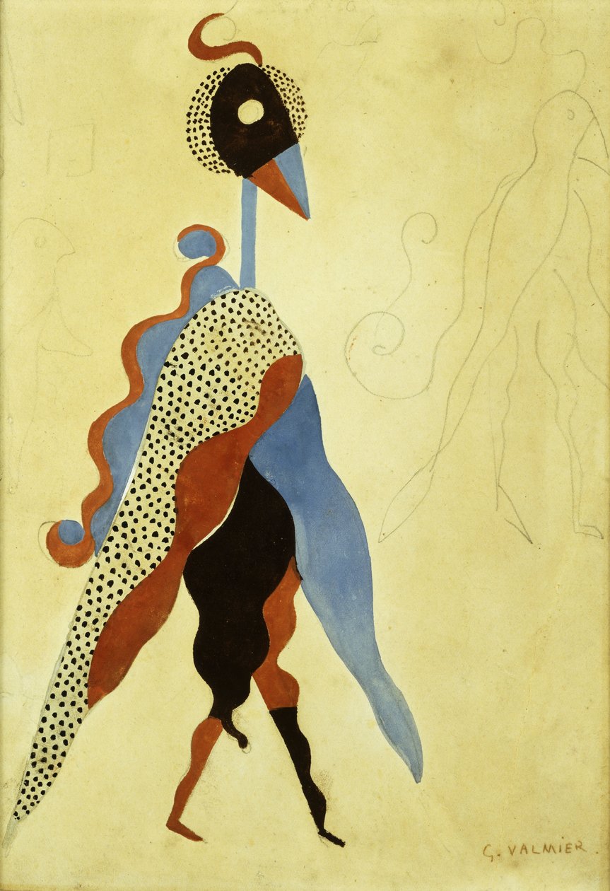 kostýmní projekt, od Georges Valmier