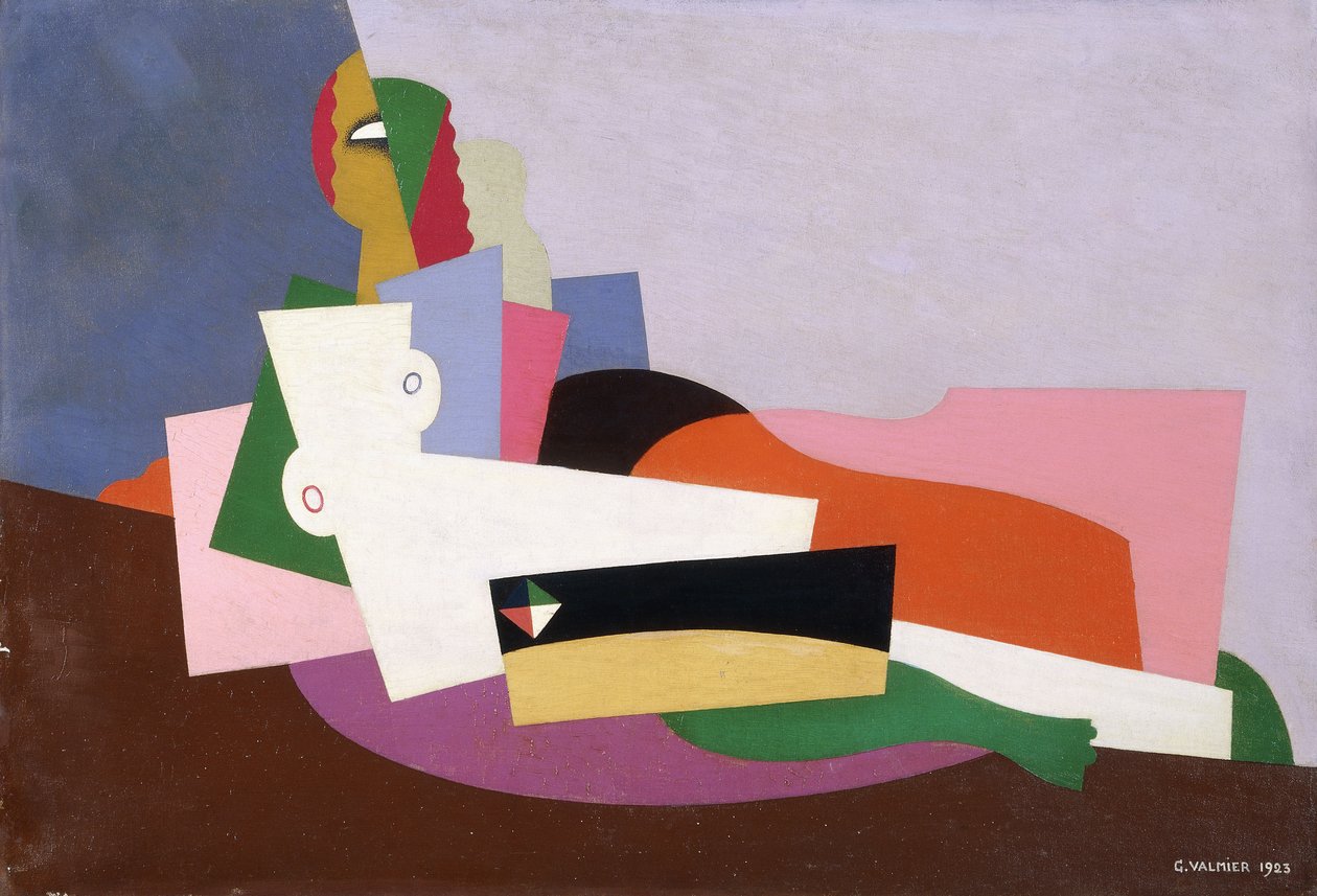 Ležící akt, 1923 od Georges Valmier