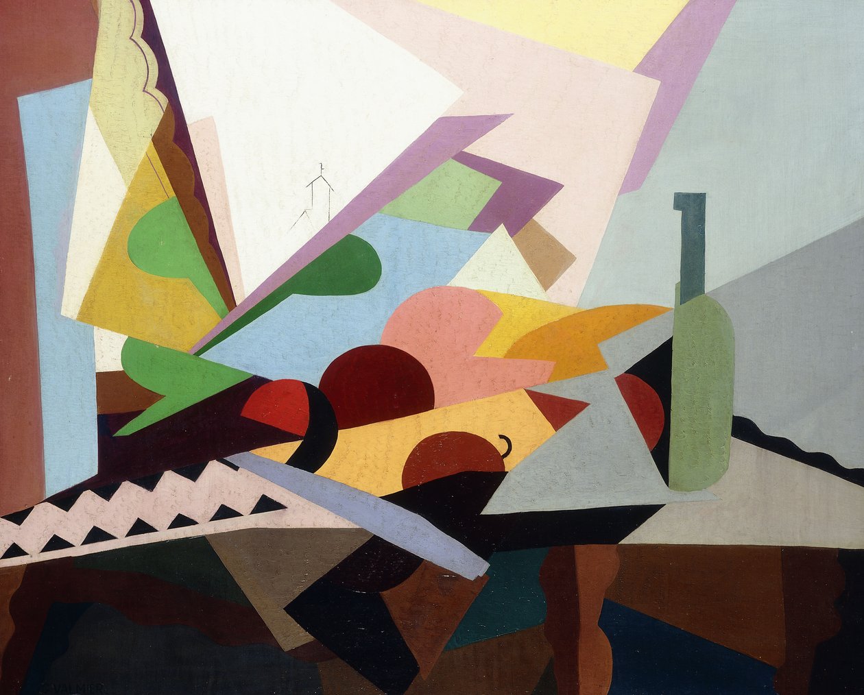 Zátiší před oknem, c.1922 od Georges Valmier