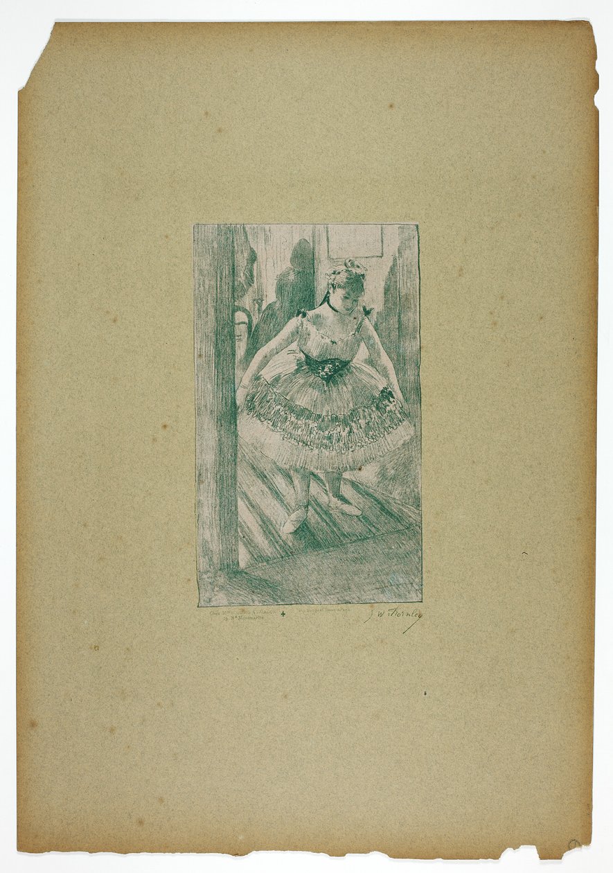 Vystoupení na jevišti od Georges William Thornley