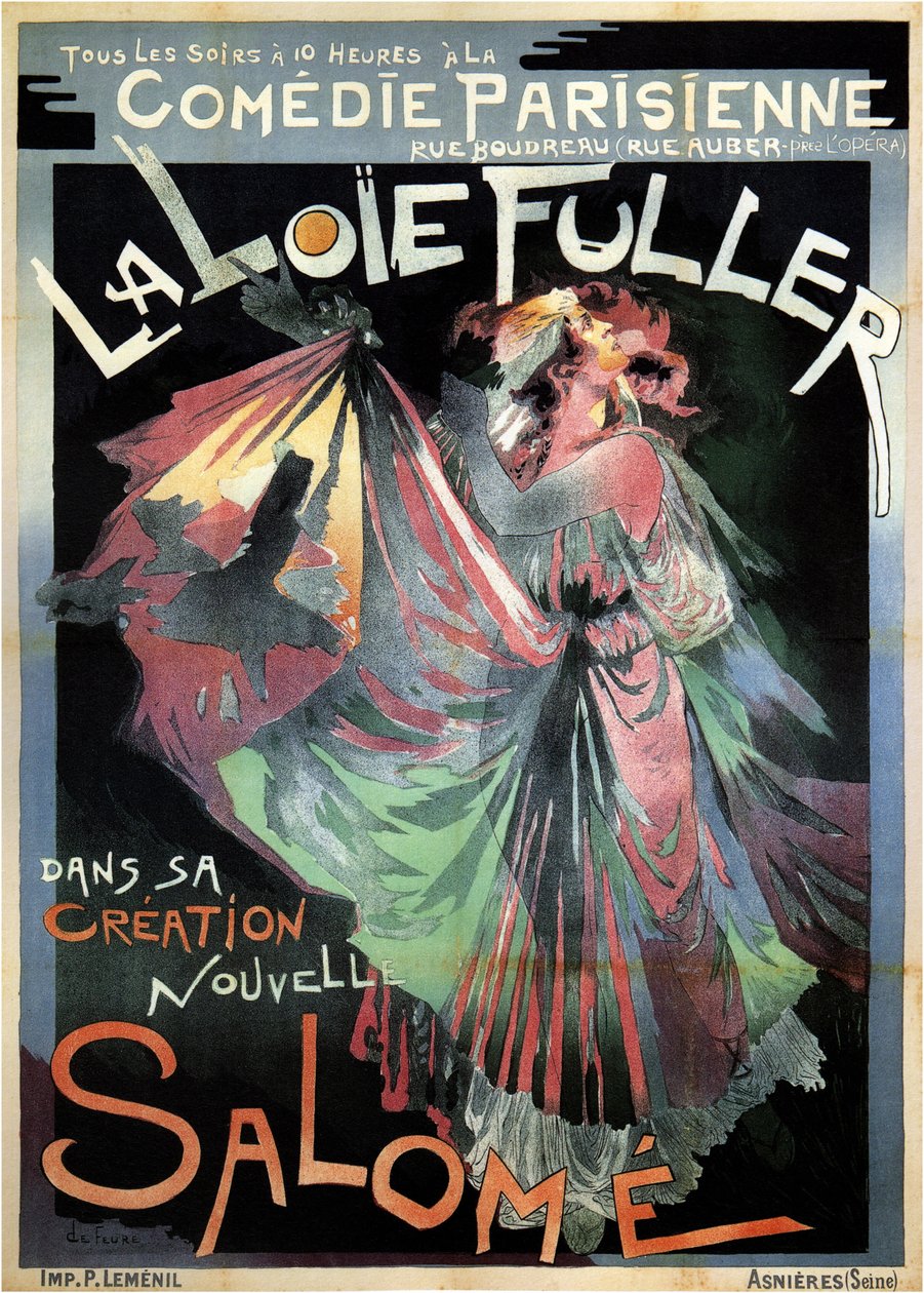Loie Fuller jako Salome, 1895 od Georges de Feure