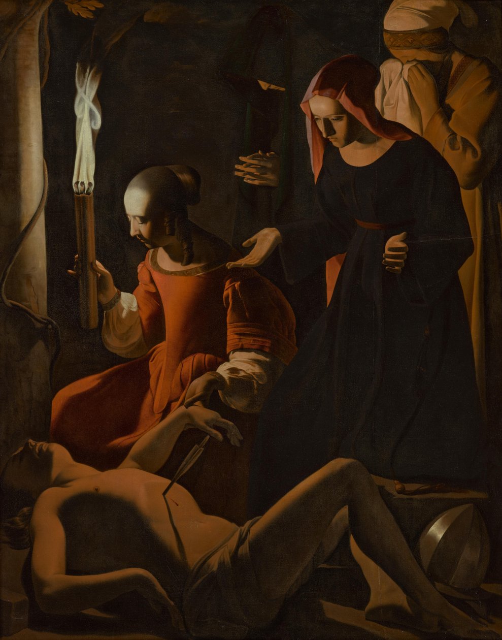 Nalezení svatého Šebestiána od Georges de La Tour
