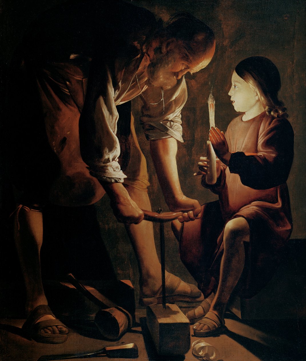 Svatý Josef, tesař od Georges de La Tour
