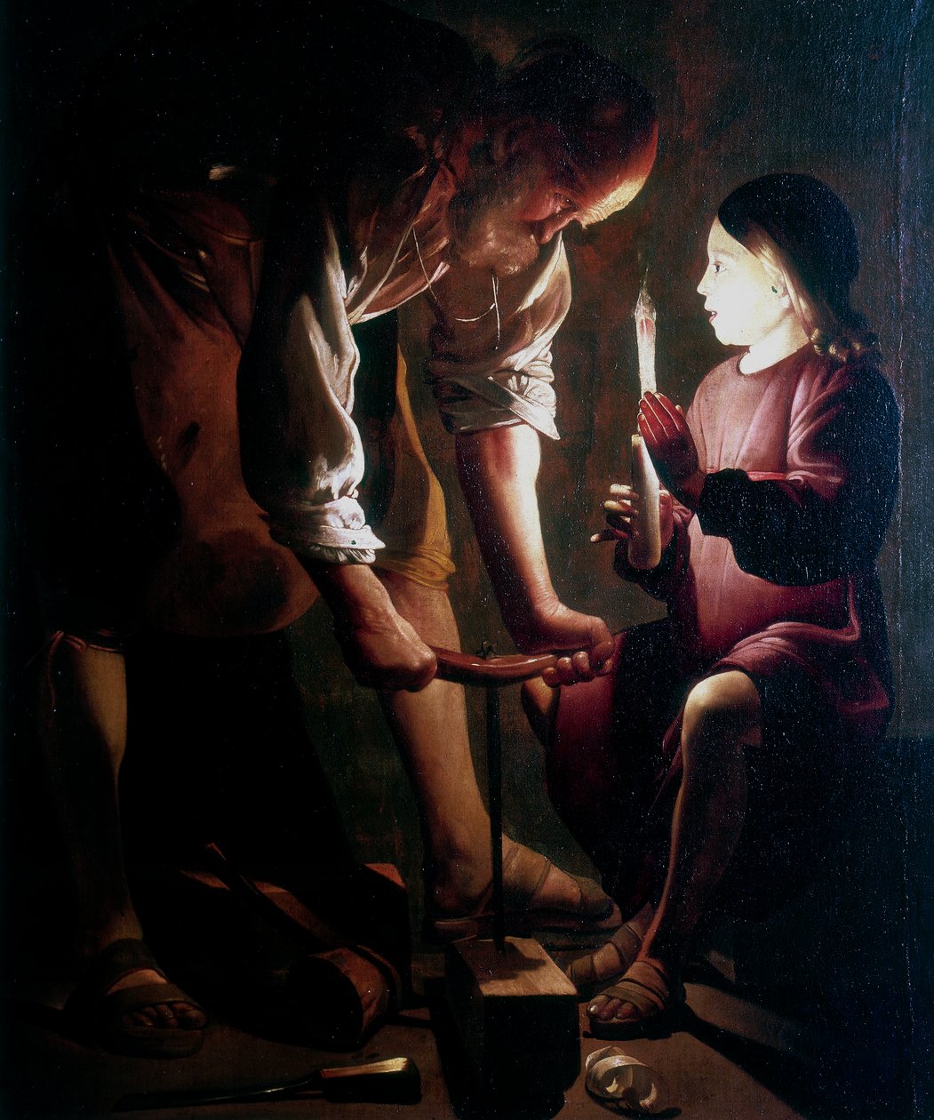 St Joseph the Carpenter, c1640 od Georges de La Tour