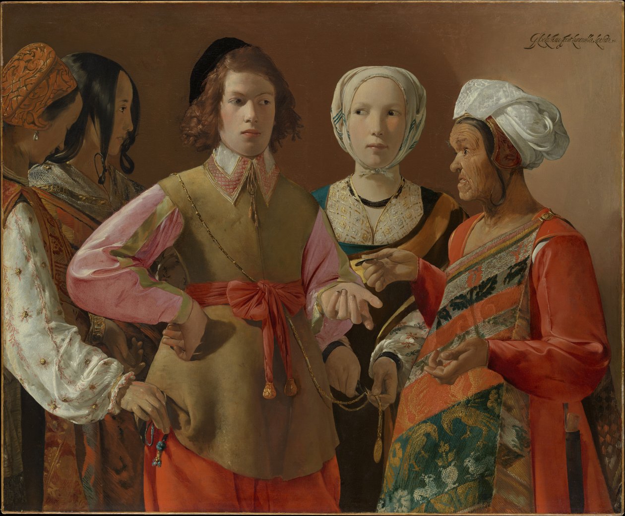 Věštkyně od Georges de La Tour