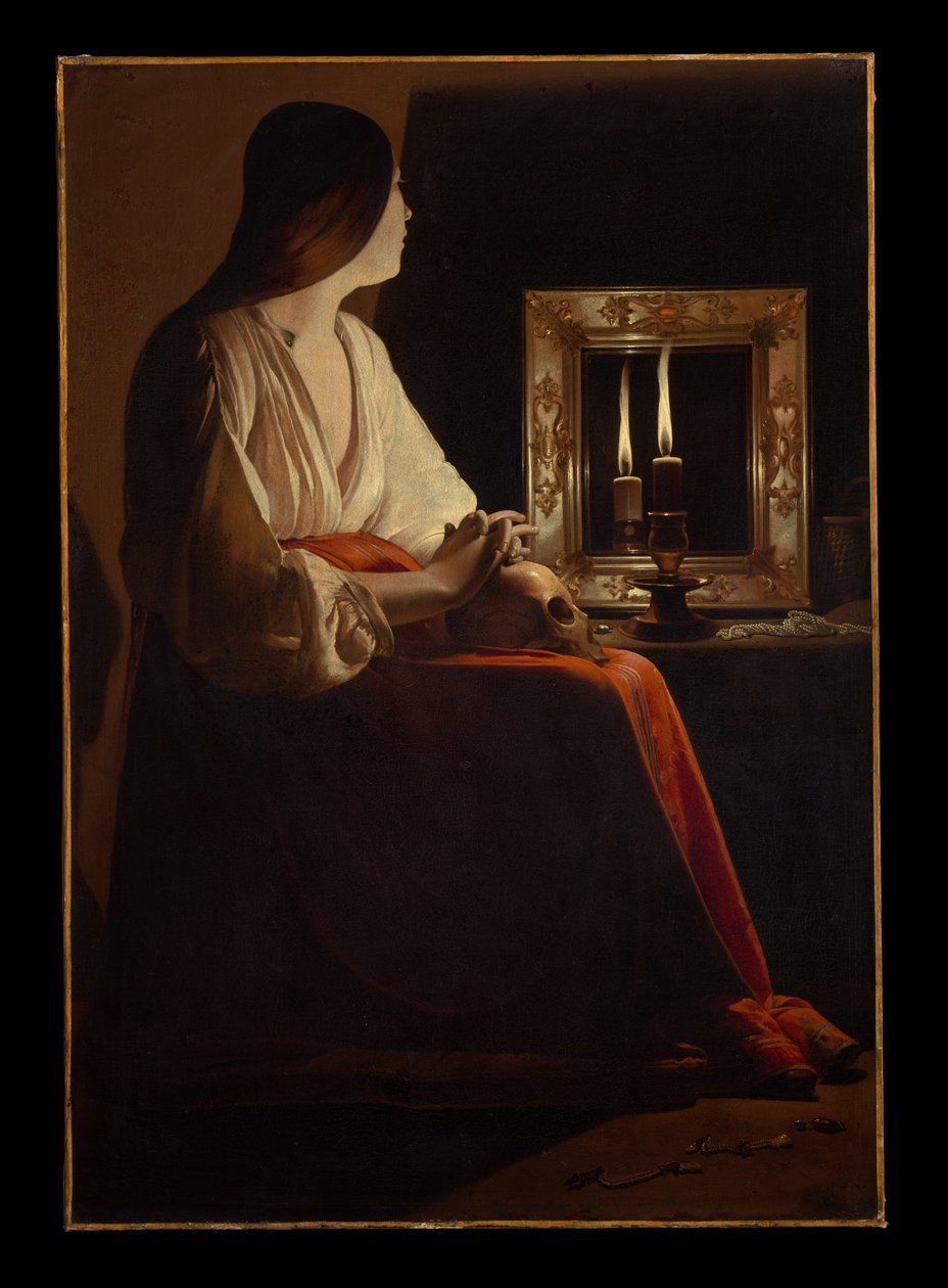 Kající se Máří Magdaléna od Georges de La Tour