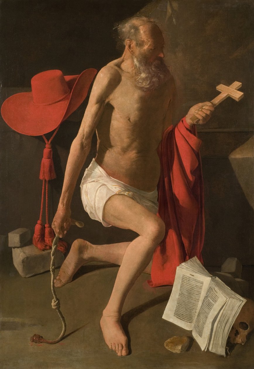 Kajícný svatý Jeroným od Georges de La Tour
