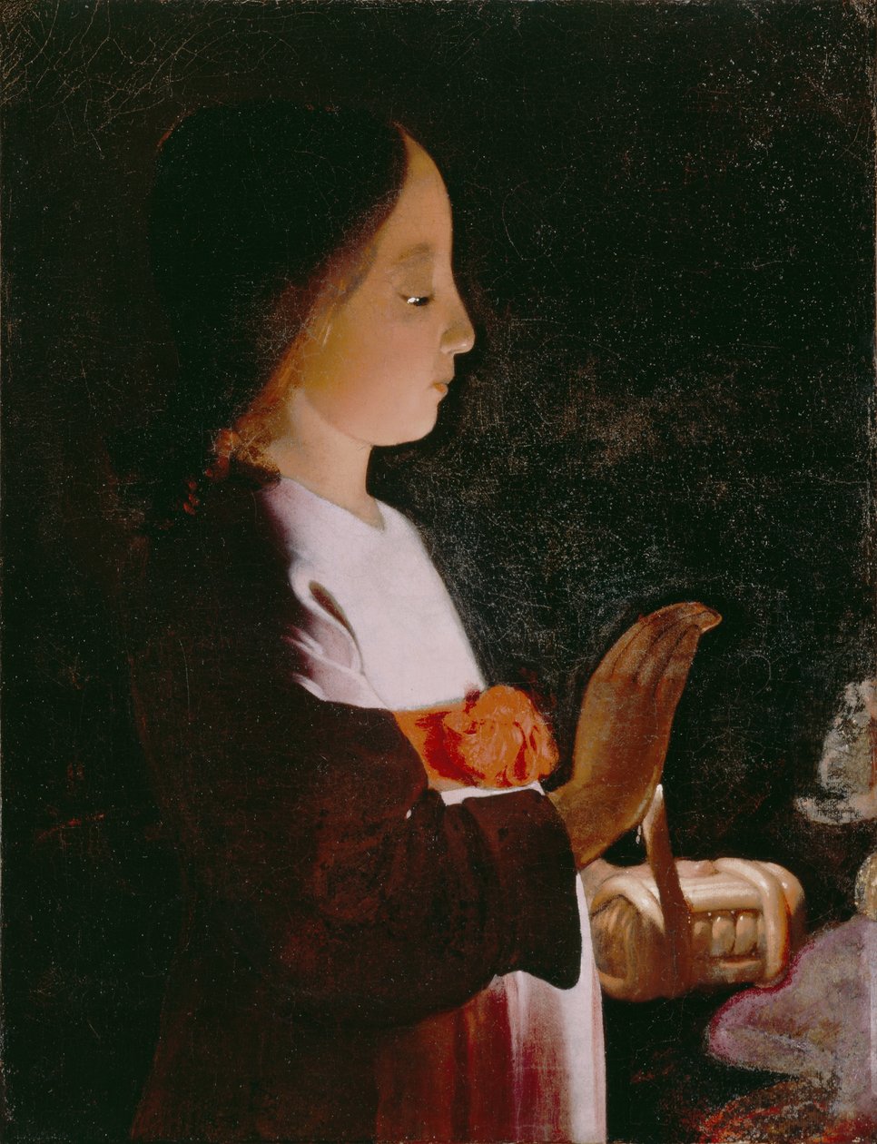 Mladá Panna Maria, kolem roku 1640 od Georges de La Tour