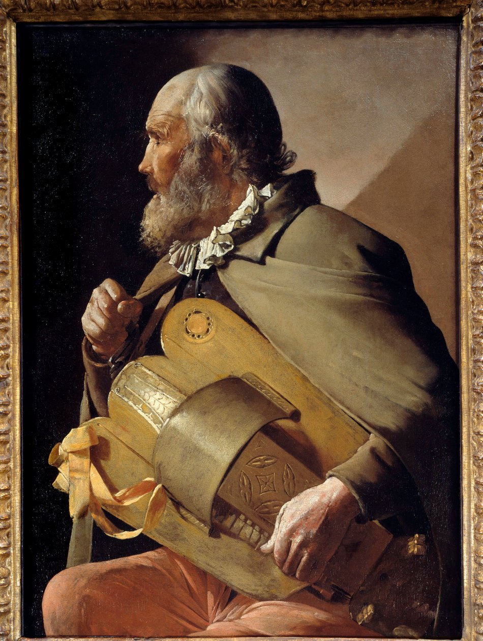 Obraz Staré stuhy od Georgese de La Tour (1593-1652) Kolem 1640 Madrid, Prado Museum od Georges de La Tour