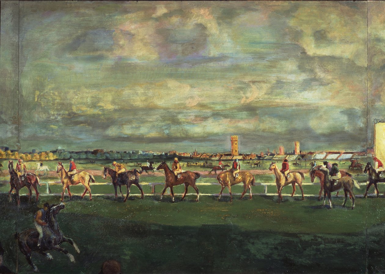 Dostihy, 1911 od Georgy Bogdanovich Yakulov