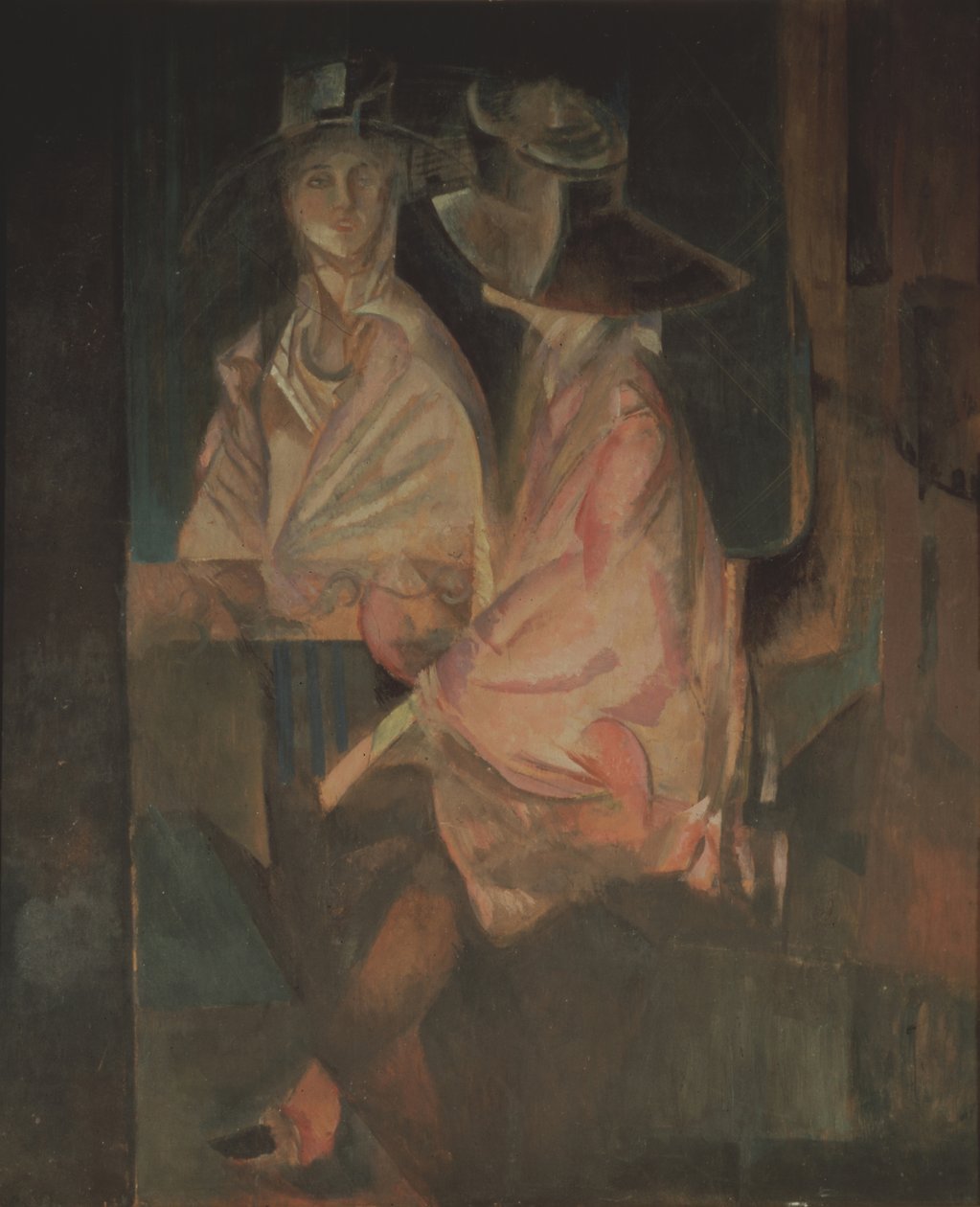 Portrét herečky Alisy Koonen 1889-1974 od Georgy Bogdanovich Yakulov