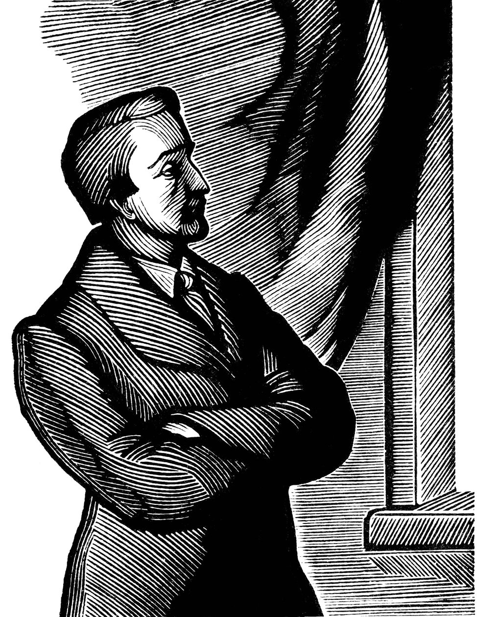 Heinrich Heine, německý básník 19. století, 1934. od Georgi Yecheistov