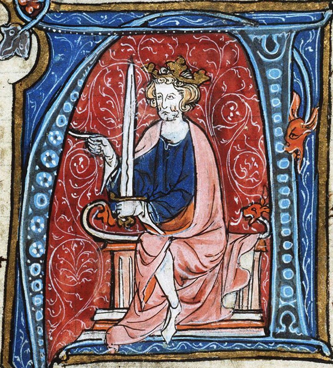 Konrád I. Mladší, východofranský král, ze Spieghel Historiael Jacoba van Maerlant, asi 1330 (33526342263) od Georgia Levan Ramishvili from Tbilisi