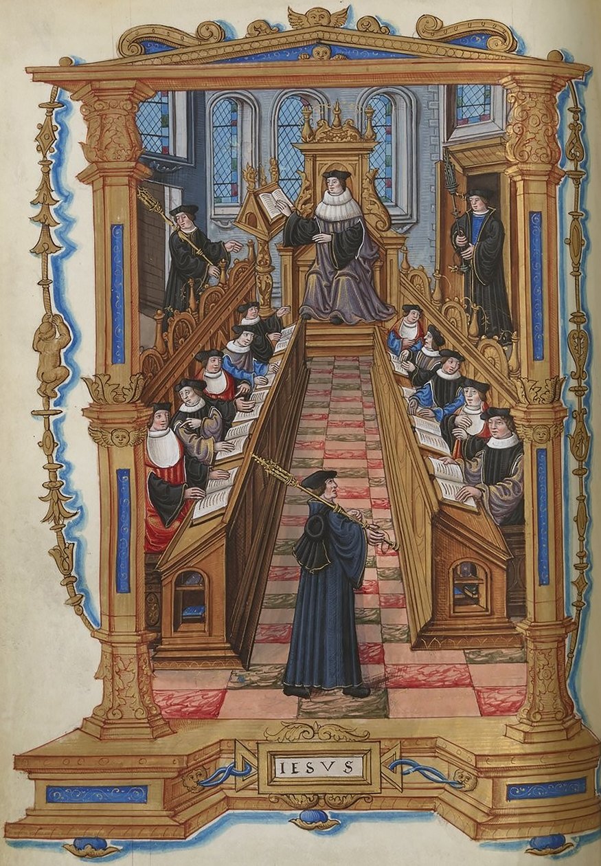 Doktoři na pařížské univerzitě, Etienne Colaud, z Chants Royaux, 1537 (42046662921) od Georgia Levan Ramishvili from Tbilisi