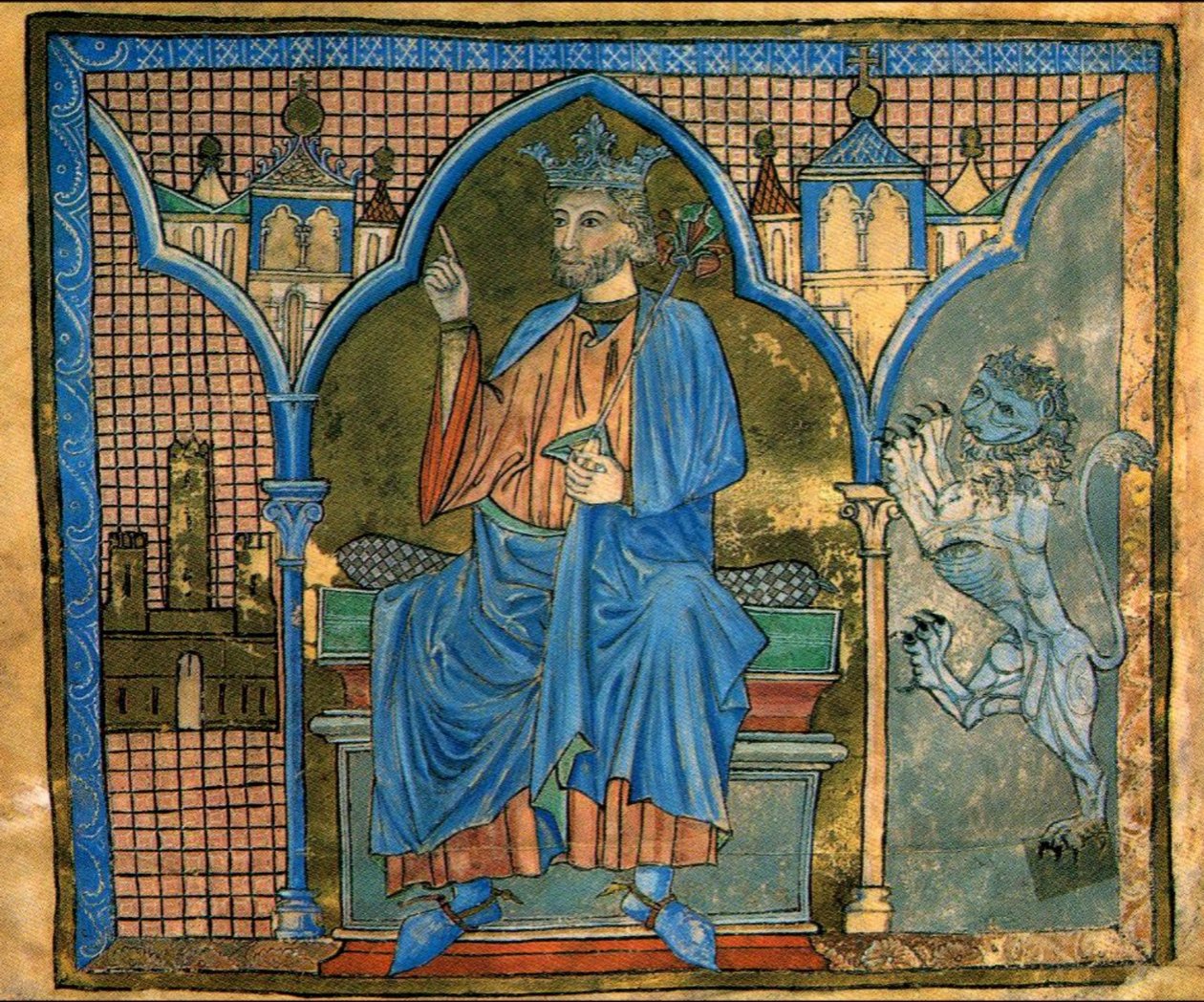 Ferdinand III. Kastilský, Codex Tumbo "A" de Santiago, asi 1229-1255 (21404225345) od Georgia Levan Ramishvili from Tbilisi
