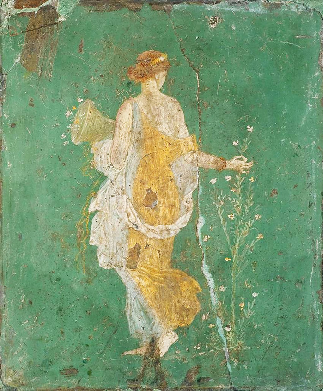 Flora, freska Ariadnina vila ve Stabiae u Pompejí, asi 15-45 n. l. (38594045730) od Georgia Levan Ramishvili from Tbilisi
