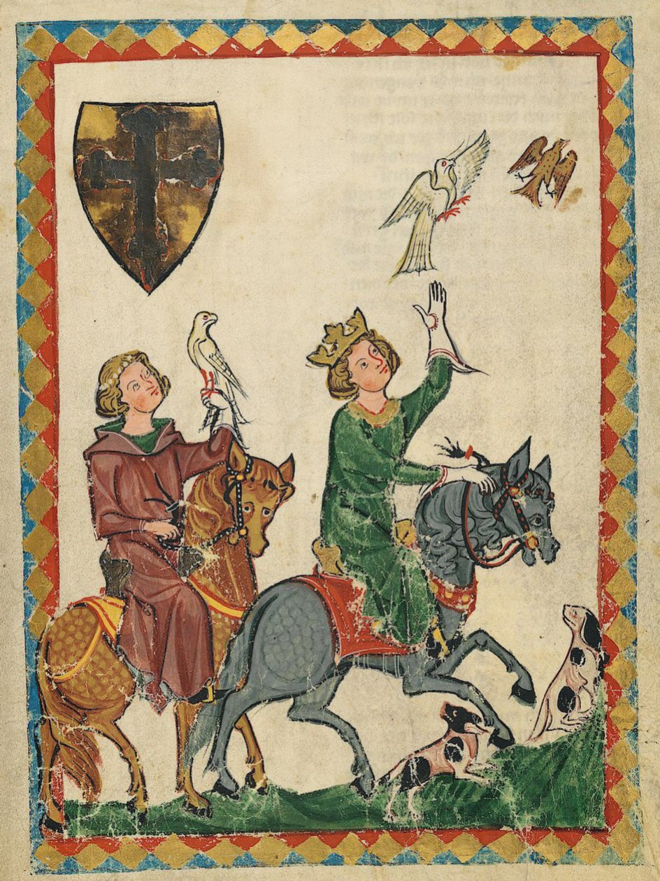 Král Konrád mladší, z kodexu Manesse, 14. století (21944945384) od Georgia Levan Ramishvili from Tbilisi