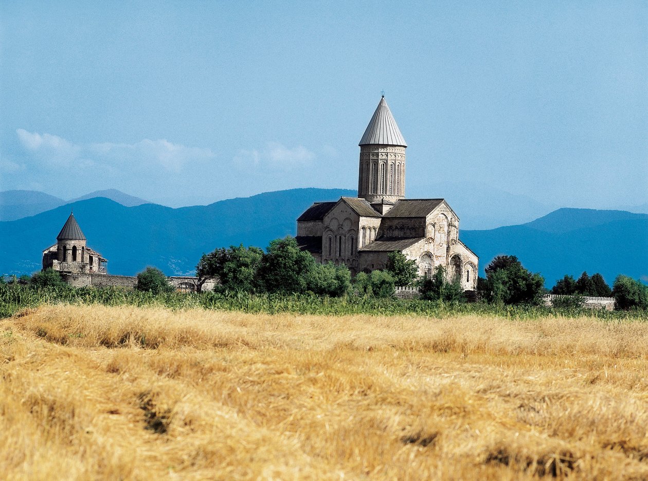 Katedrála svatého Jiří, Alaverdi, Kakheti, Georgi od Georgian School
