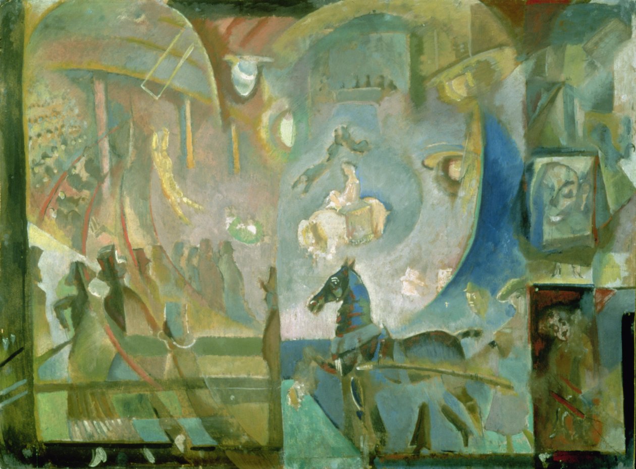 Cirkus, kolem roku 1910 od Georgij Bogdanovic Jakulov