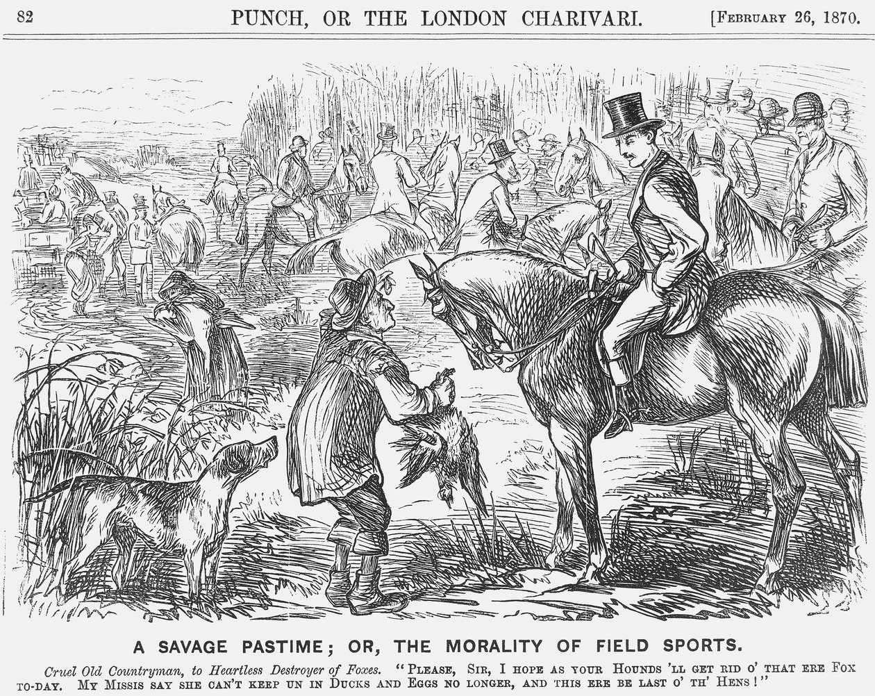 Divoká zábava aneb Morálka polních sportů, 1870 od Georgina Bowers
