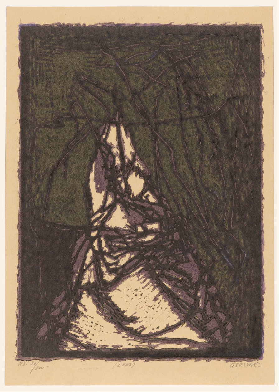 Lena (původní název na objektu) od Ger Ladage (signed by artist)