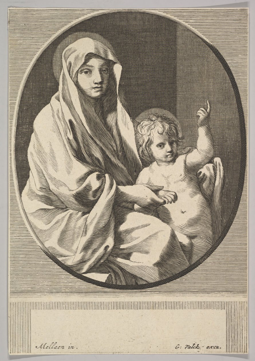 Panna a dítě. od Gerald Valck