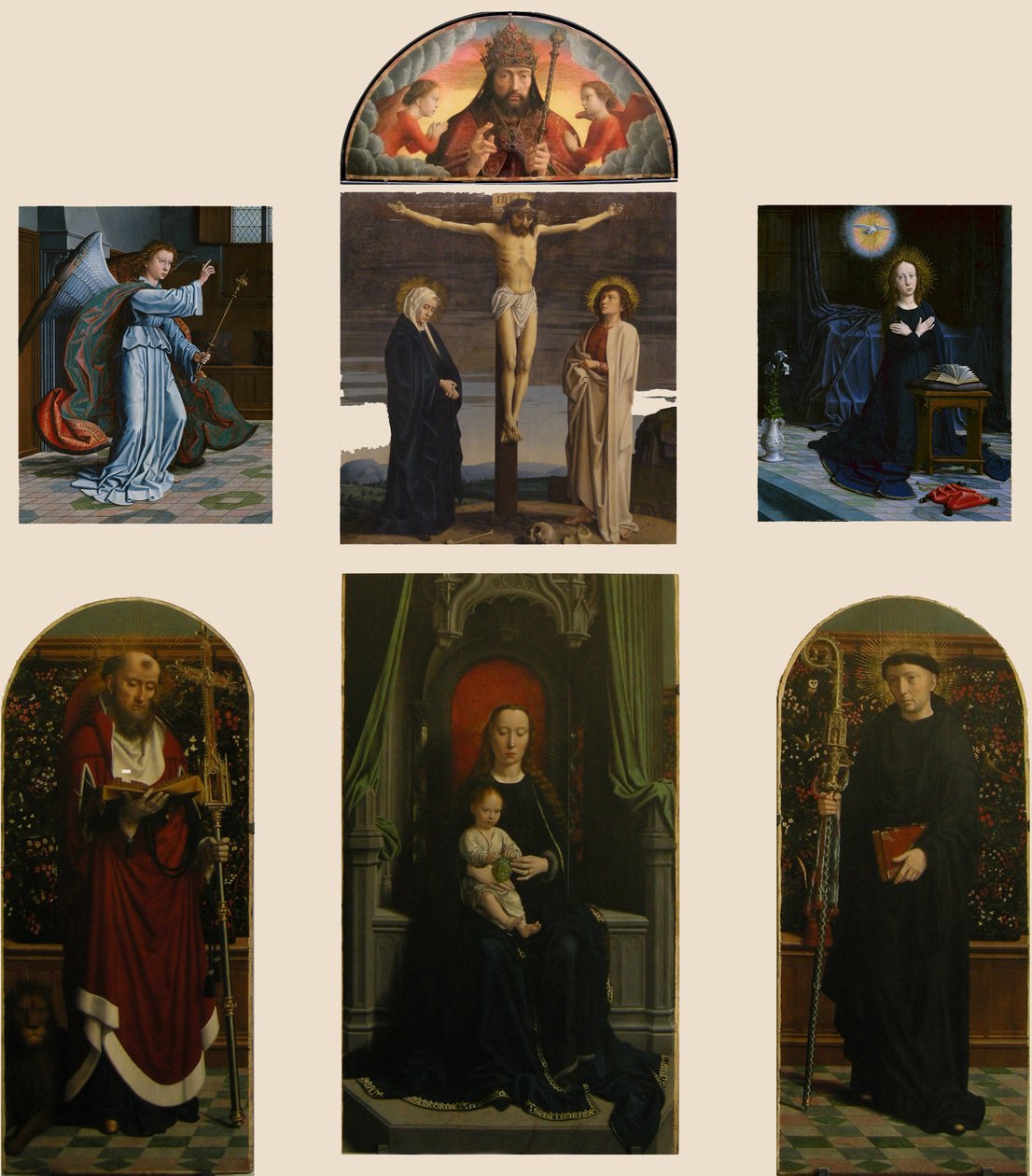 Cervara triptych od Gerard David