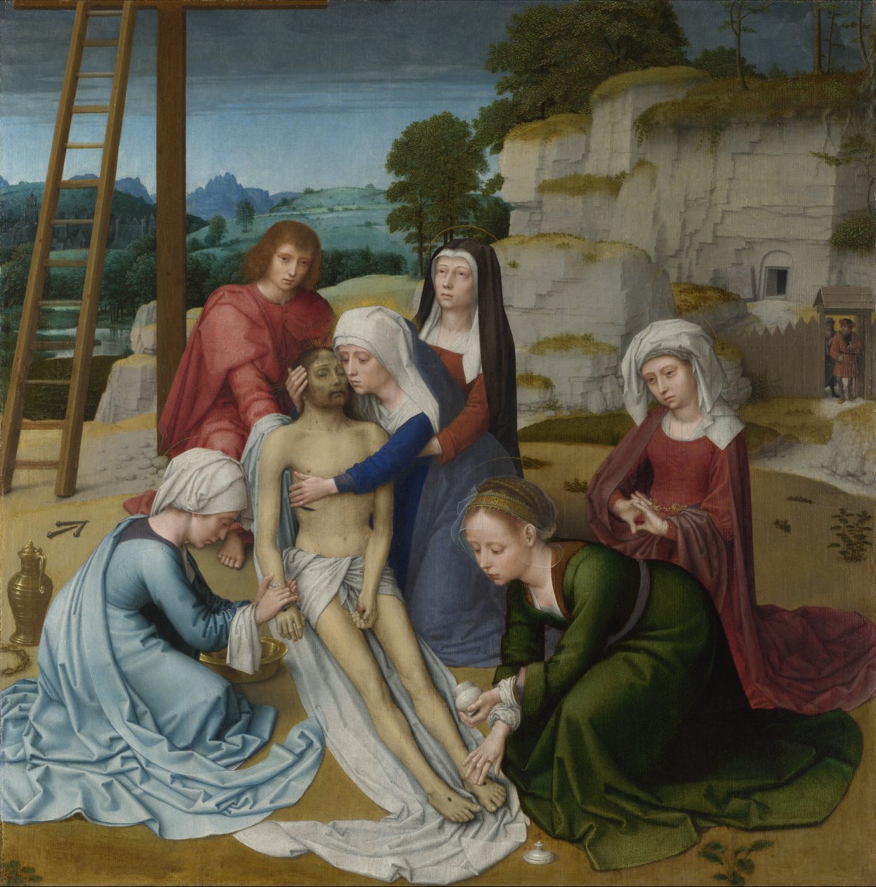 Nářek nad mrtvým Kristem od Gerard David