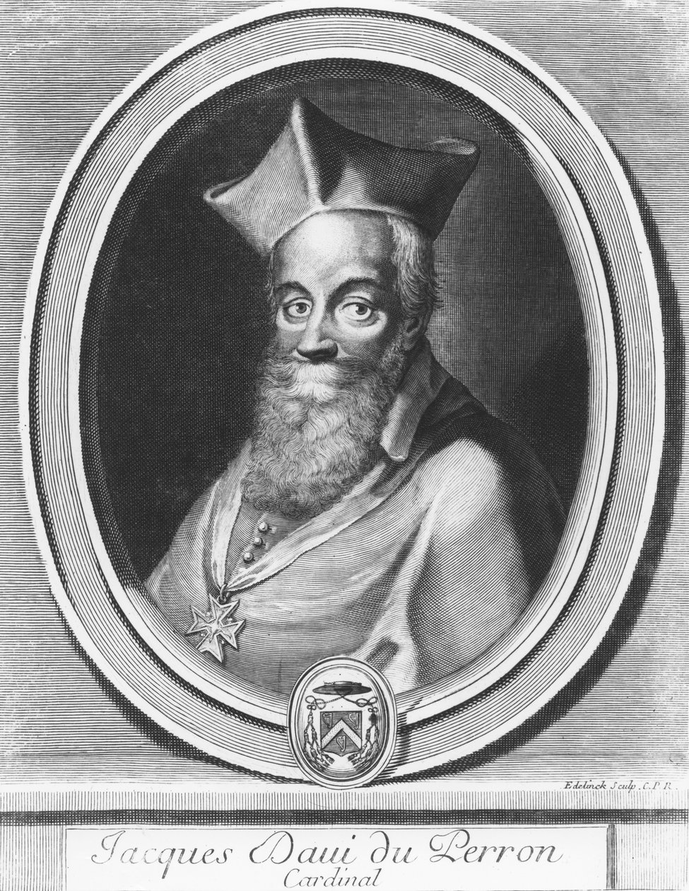 Jacques Davy Duperron od Gérard Edelinck