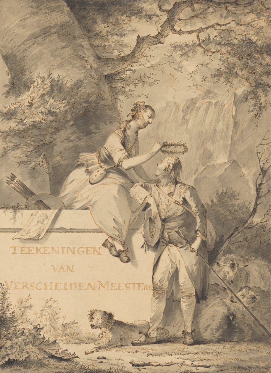 Návrh titulní stránky od Gerard van Nijmegen
