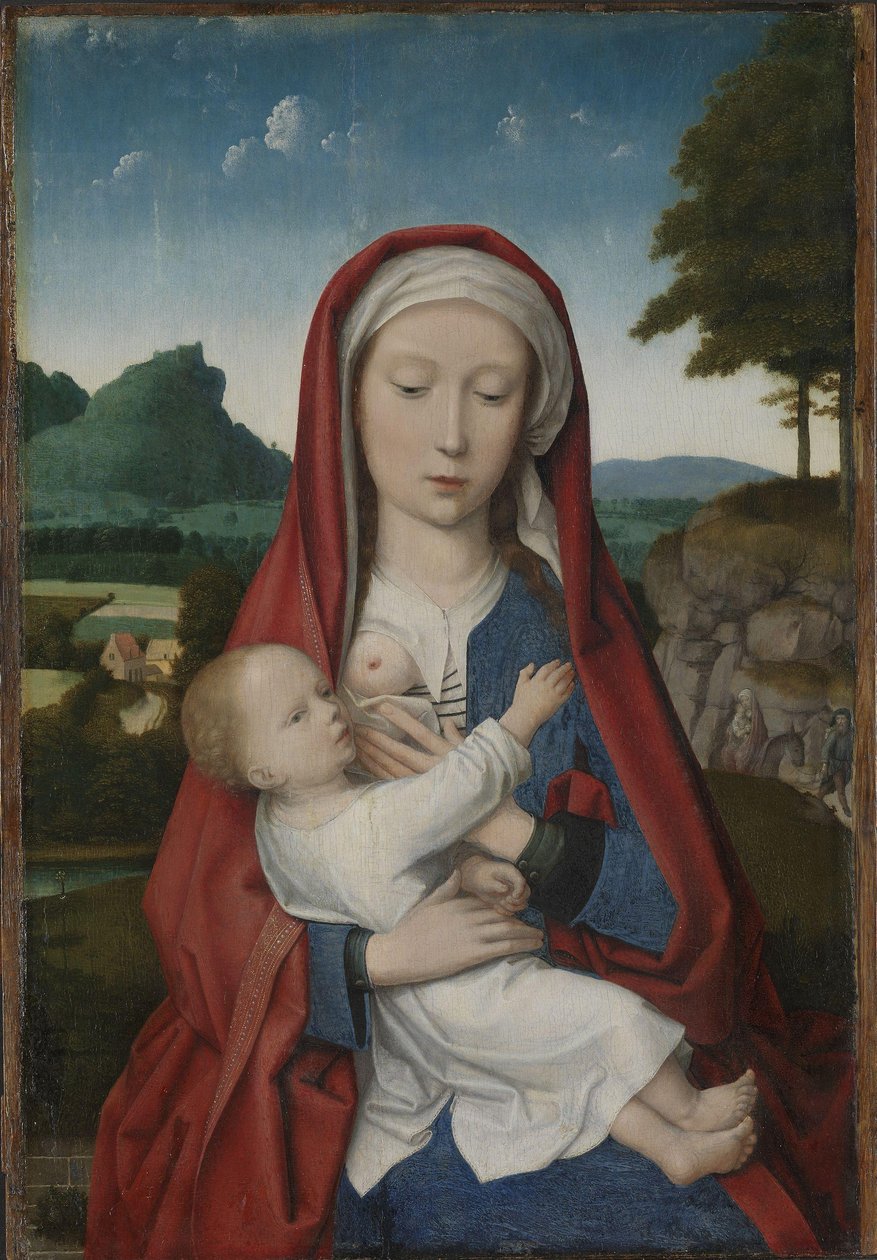 Madonna a dítě, cca 1510-20 (olej na panelu) od Gerard (attr. to) David