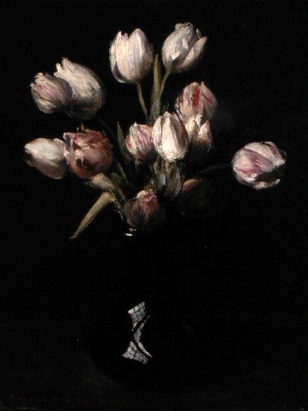 Tulipány ve váze od Gerard Chowne