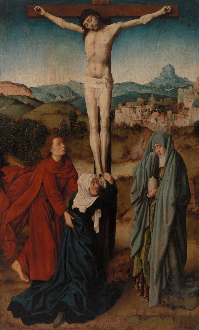 Ukřižování s Pannou Marií, Svatým Janem a Magdalénou od Gerard David