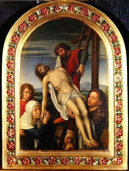 Depozice, cca 1500-20 (olej na panelu) od Gerard David