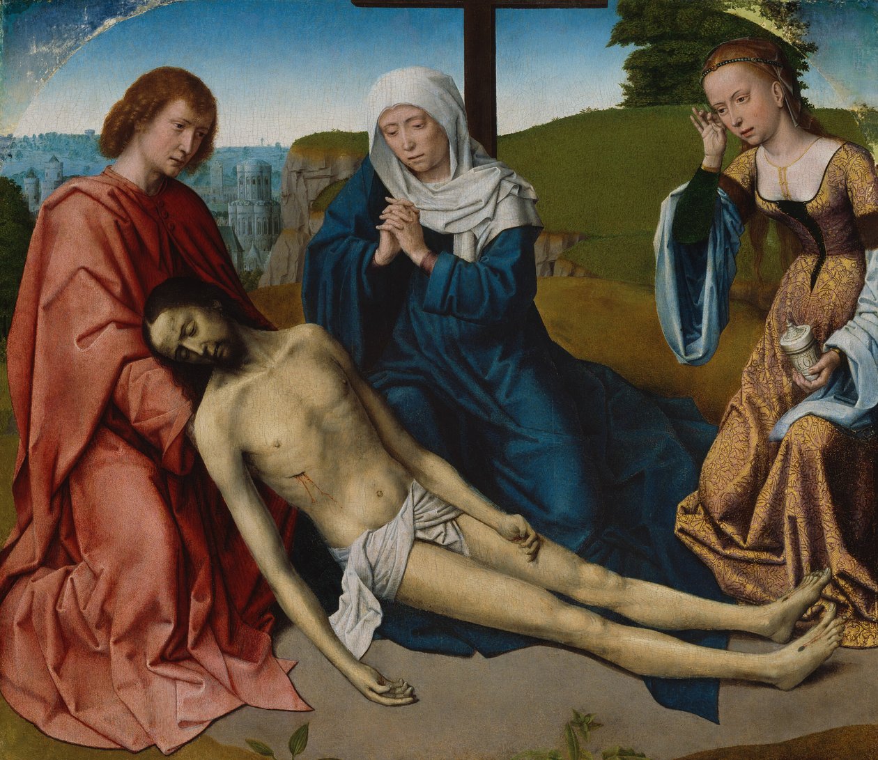 Pláč nad Kristovým tělem od Gerard David
