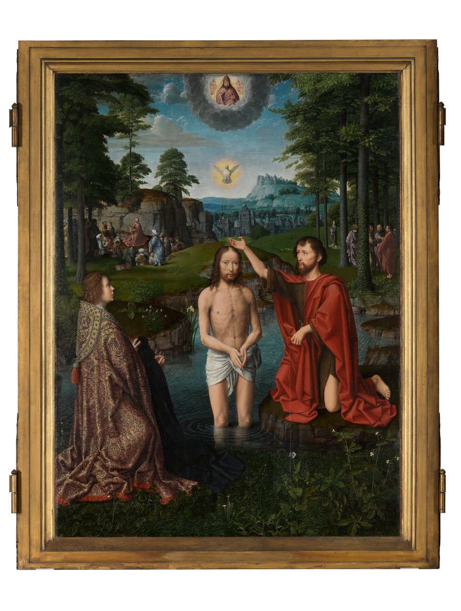 The Baptism of Christ, c.1502-08 (olej na panelu) od Gerard David