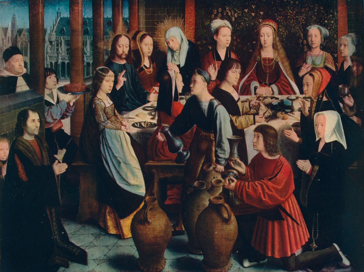 Manželství v Káně, c1500 od Gerard David