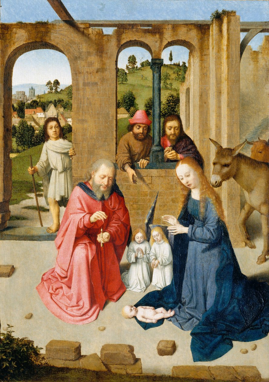 Narození Páně, kolem roku 1482 od Gerard David
