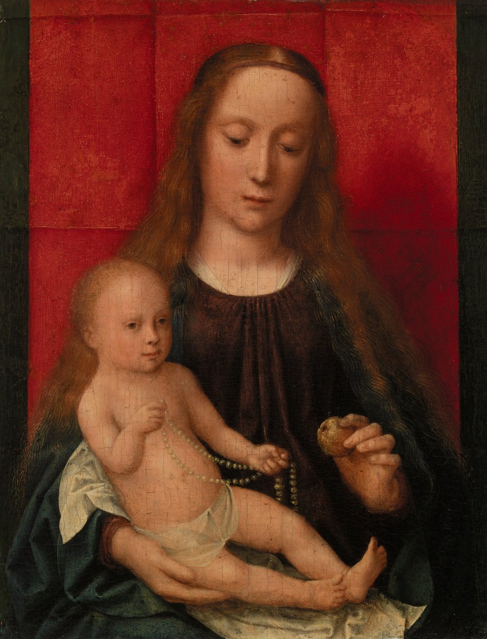 Panna a dítě od Gerard David