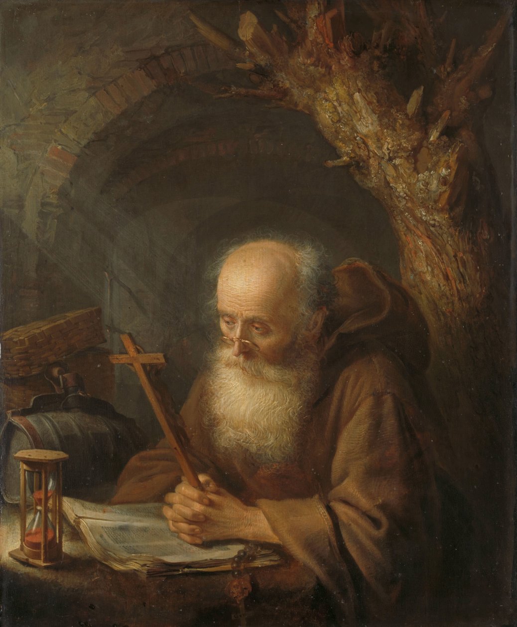 Poustevník od Gerrit Dou