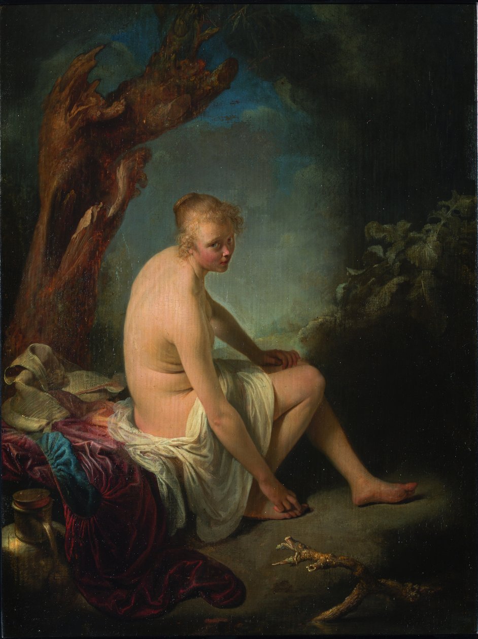 Bather, asi 1662-1665. od Gerrit Dou